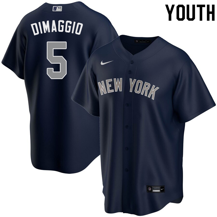 2020 Nike Youth #5 Joe DiMaggio New York Yankees Baseball Jerseys Sale-Navy